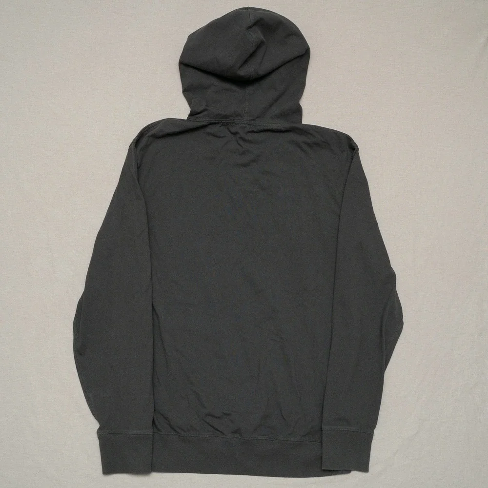 J Crew Re-Imagined Oarsman Logo Lightweight Gray Hoodie‎ Adult Large